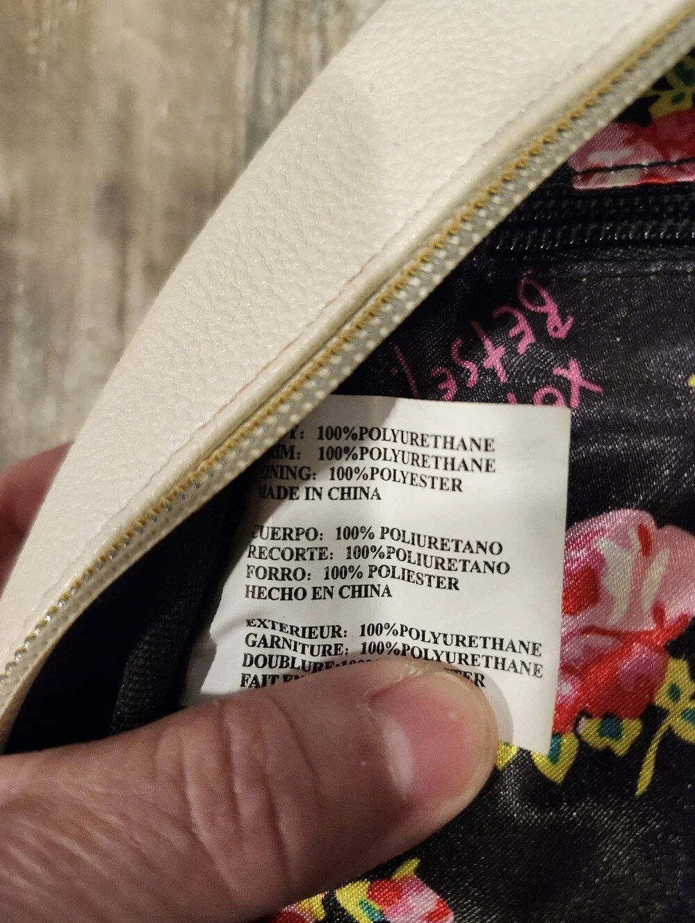 Betsey Johnson Blush Pink Bow Mini Backpack Purse Quilted Faux LeatherFeminine - Picture 7 of 7